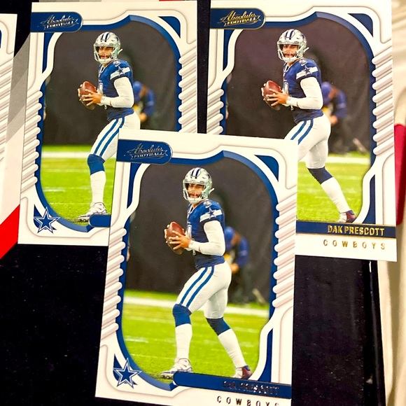 (3) Dak Prescott Dallas Cowboys Quarterback panini trading cards - Picture 1 of 1